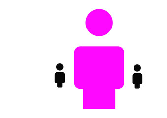 Personal icons, personal work groups, symbols, complete design, easy to set for use on websites, logos, reports Infographics, Line Icon Illustrations,information