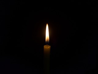 candle in the dark