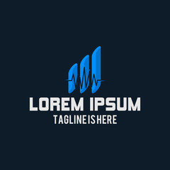 The statistical logo design is blue on a dark background.