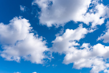 Fototapeta premium Clouds in a blue sky