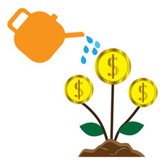 The money illustration element, suitable for presentations, web, business, etc.
Money illustration design with a variety of concepts, suitable for icons, logos, offices, 
business people.