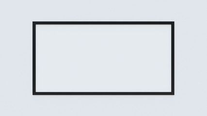 Head On Blank Billboard for Artwork Mockups White Wall