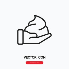 foam icon vector sign symbol