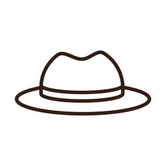 hat gentleman accessory celebration line style icon