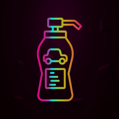 Chemical carwash nolan icon Simple thin line, outline vector of Car wash icons for ui and ux, website or mobile application