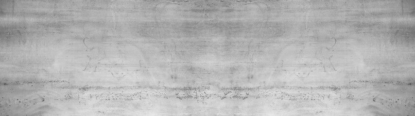 White gray concrete stone cement wall banner background panorama long