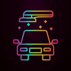 Polisher carwash nolan icon Simple thin line, outline vector of Car wash icons for ui and ux, website or mobile application