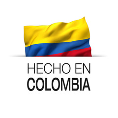 Made in Colombia - Label in Spanish