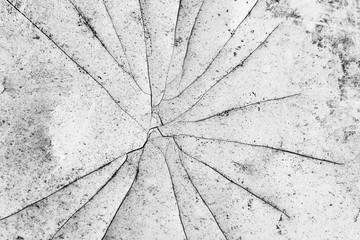 Dirty, with cracks and traces. Black and white background. Suitable for use to create effects on any object
