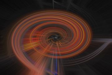 Abstract circle Light Fibers all colors sparkling universe nebula space