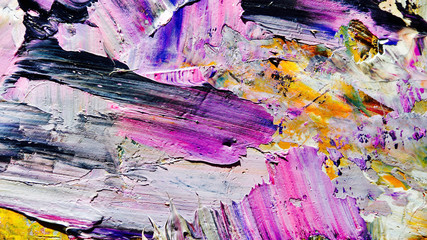Colorful abstract background wallpaper. Modern motif visual art.  Mixtures of oil paint. Trendy...