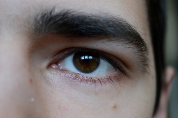 the eye and the reflection in it