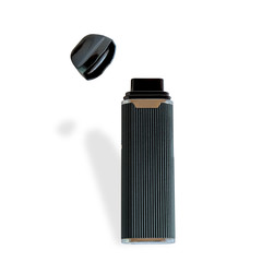 Electronic cigarette. Smoking e-cigarettes. E-cigarette Smoking concept.