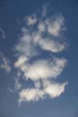 Wolken Frühling 2020 während Lockdown