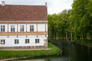 Fototapeta na wymiar The Brejninggaard Manor in Denmark