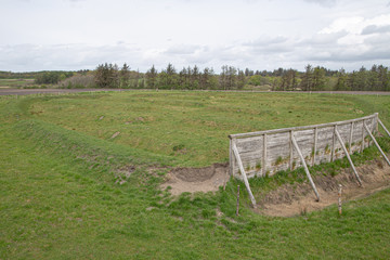 The Iron Age fortification Lyngsmose in Denmark