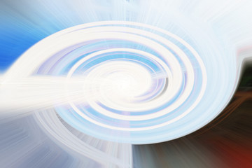 Abstract circle Light Fibers all colors sparkling universe nebula space