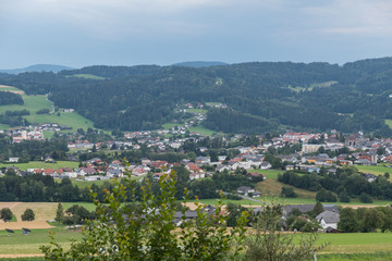 Fototapeta na wymiar Ortsbild Aigen-Schlägl - Austria