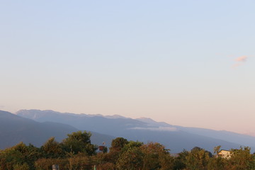 
Abkhazian mountains around Lake Ritz