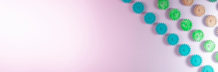 metal machinery gears