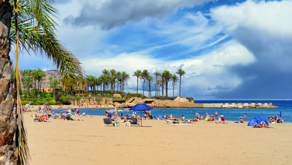 Strand in Javea, Spanien