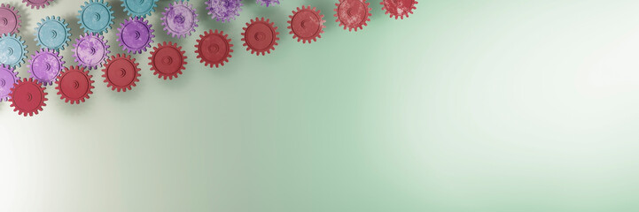 metal machinery gears