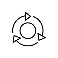 Recycle Icon Design Vector Template