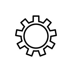 Gear Setting Icon Vector Design Template