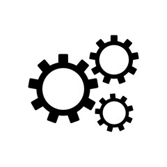 Gear Setting Icon Vector Design Template