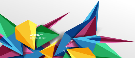 Trendy simple triangle abstract background, dynamic motion concept. Vector Illustration For Wallpaper, Banner, Background, Card, Book Illustration, landing page