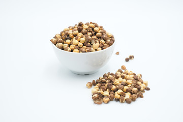 Semiya Chips shot on a white isolated background.