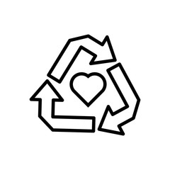 Obraz premium Recycle Icon Design Vector Template