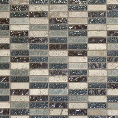 Aragon glass mosaic tile texture in beige