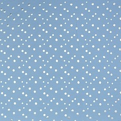 Cotton jersey dot printed light blue fabric texture