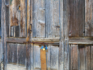 Aged wood background old wooden door