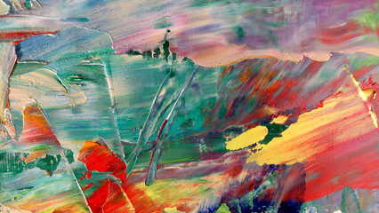 Colorful abstract background wallpaper. Modern motif visual art.  Mixtures of oil paint. Trendy...