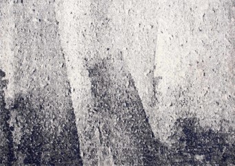 Grey blue painted rug with frieze texture