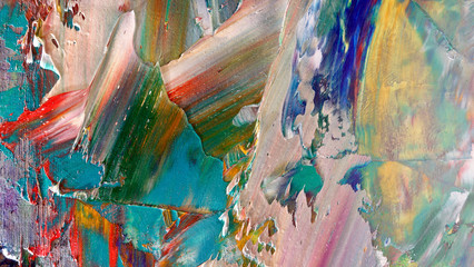 Colorful abstract background wallpaper. Modern motif visual art.  Mixtures of oil paint. Trendy...
