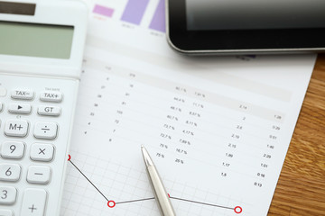 Document with monthly report