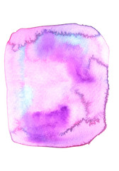 Fototapeta premium Abstract Watercolour Square Painting Multicolour Mixing Background