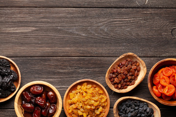 Various dried fruits