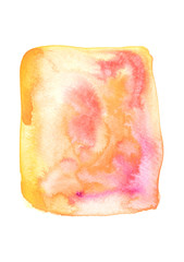 Abstract Watercolour Square Painting Multicolour Mixing Background