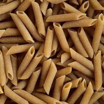 Penne Rigate italian pasta texture