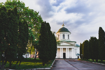 Fototapeta na wymiar Old church in historic town Nizhyn 