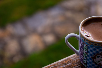 Turkish Coffee in the Garden