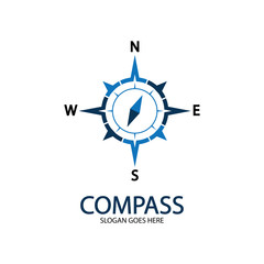 Creative Compass Concept Logo Design Template