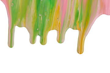 Color dripping paint