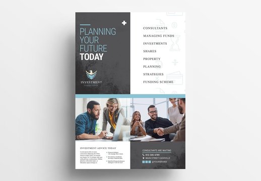 Simple Corporate Business Poster Layout