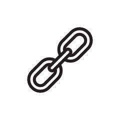 chain icon vector symbol template design trendy
