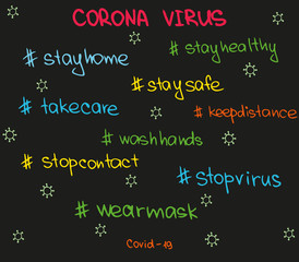 Covid pandemia infection sketch graphics and image